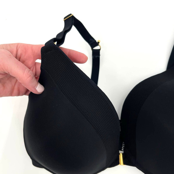 NWOT Lively The Front Close No-Wire Bra Black Size 36DD Wireless Comfortable - Picture 9 of 16